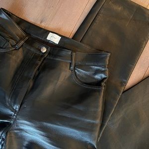 Aritzia "Melina" Vegan leather pant size 6